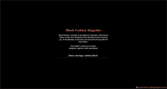Desktop Screenshot of blackfashionmag.com